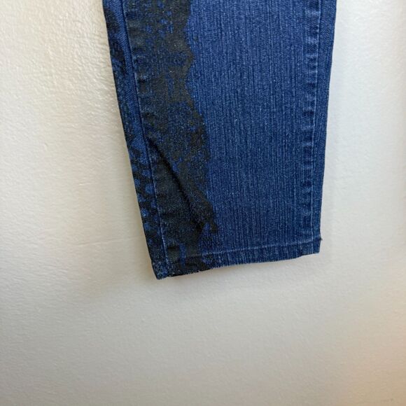 VTG Apple Bottom Jeans Women Blue Skinny Apple Pockets Y2K Hip Hop Denim Size 10 - Picture 5 of 12